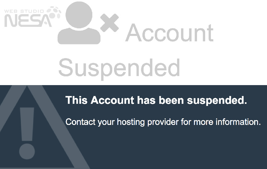 Account suspended 