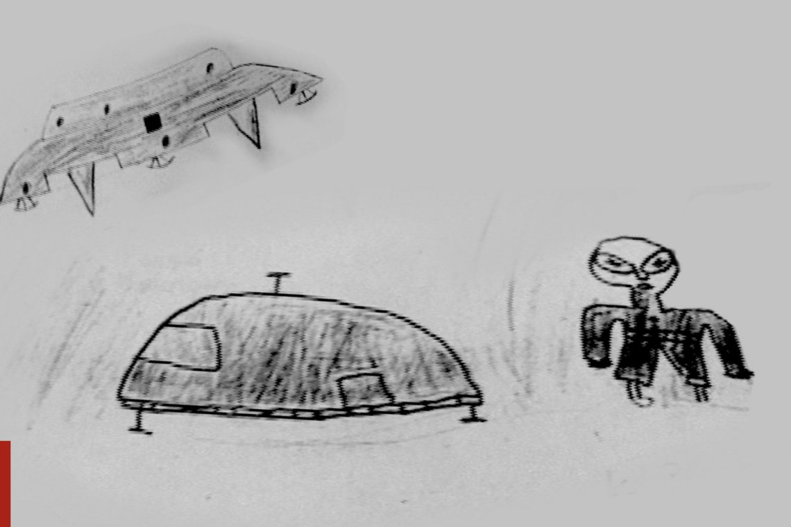 The schoolkids who said they saw 'aliens'