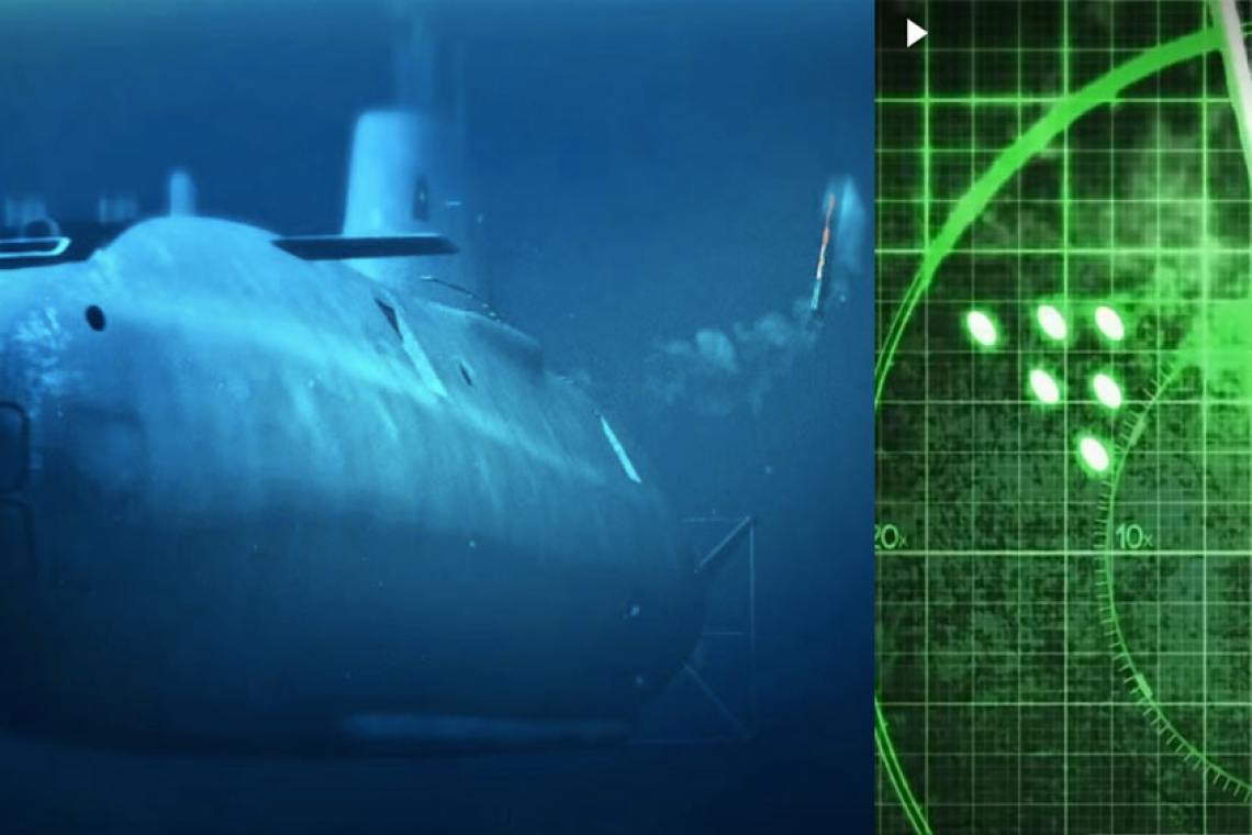 Submarine Almost Collides With Alien Spacecraft Underwater