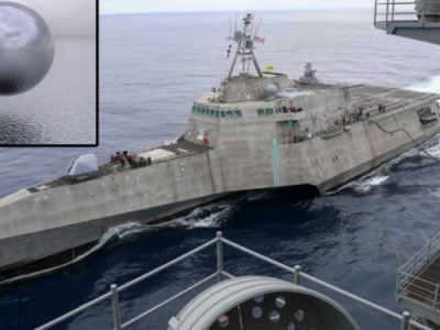 This Is Not Fake: USS NAVY Omaha’s Captured Footage Shows Spherical UFO Flying Around Before Diving Into Sea
