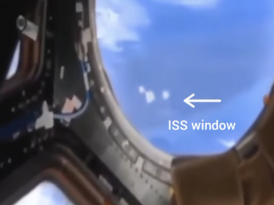 Astronaut Captures Diamond UFOs Near ISS (Video)