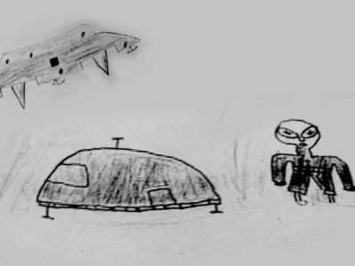 The schoolkids who said they saw 'aliens'
