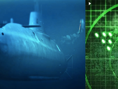 Submarine Almost Collides With Alien Spacecraft Underwater